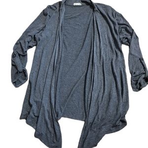 Prospect Gray Cardigan Size Large 3/4 Sleeve
